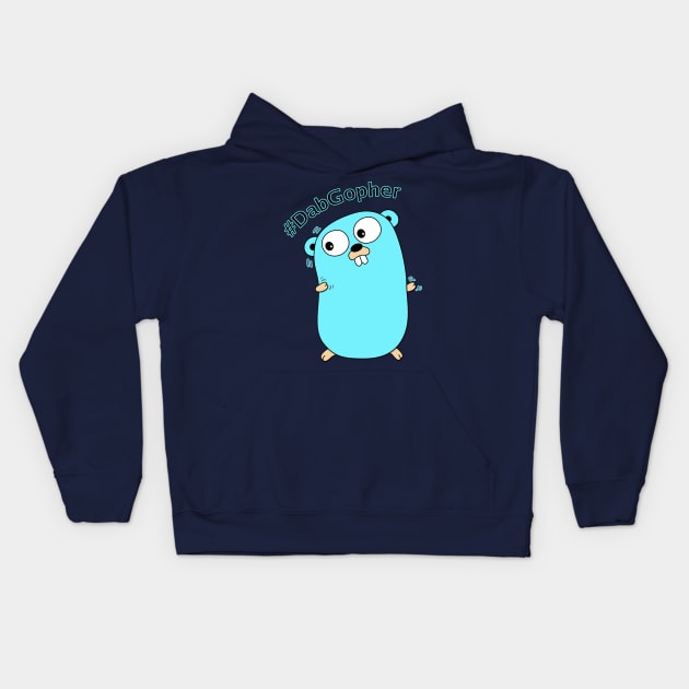 Dab Gopher Kids Hoodie by nightelf